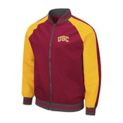 USC Trojans Men's Colosseum Cardinal Arch Kent Bomber Jacket